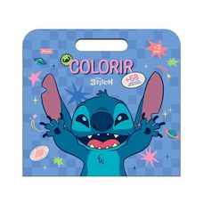 Folhas de Colorir Maleta Stitch 8 Folhas - Foroni