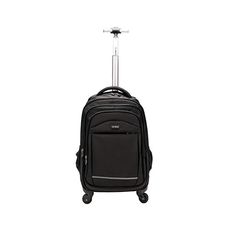 Mochila com Rodas para Notebook Executiva Xeryus Preto Liso