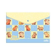 Envelope Com Botão A4 Be Capy Azul - Dello