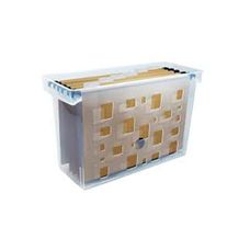 Caixa Arquivo Dellocolor Cristal Sem Pasta Suspensa - Cristal