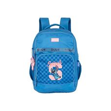 Mochila Escolar Stitch Azul - Luxcel