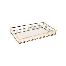Bandeja Retangular Glass 30,5x18cm - Copa & Cia