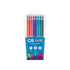 Caneta Cis Fest 0.7mm Estojo com 8 Unidades