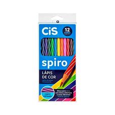 Lápis de Cor Cis Spiro com 12 Cores