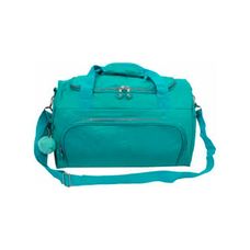 Sacola de Viagem, abertura em U, Bolso frontal, alça de mão - 04 CS17 - Turquesa