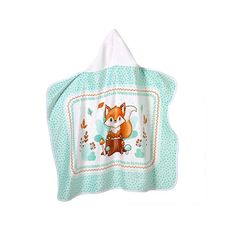 Toalha Banho 90x70 Vel Com Capuz Af 958 Raposa Baby