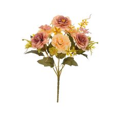 Bouquet Dalia X6 Chá Outono 30cm - Florarte