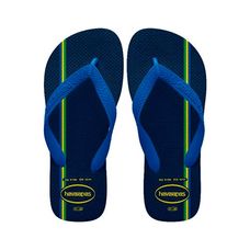 Chinelo Havaianas Brasil Vibes Marinho/Azul Brilhante - Tamanho 39/40
