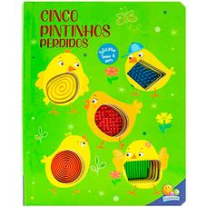 Livro Esconde Animado! Toque e Sinta : 5 Pintinhos