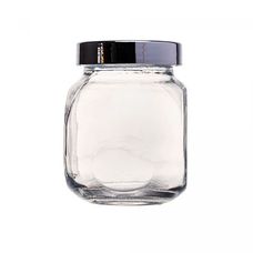Conjunto 3 Porta Temperos de Vidro com Tampa Plástica Prata 200ml - Lyor
