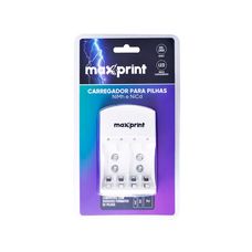 Carregador para Pilha Recarregavel - Maxprint