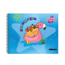 Caderno Espiral Cartografia/Desenho Capa Dura Mimos 80 Folhas - Baag - Capas Sortidas