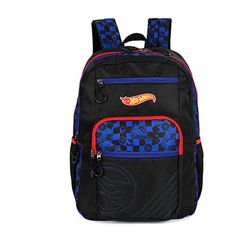 Mochila Laptop Hot Wheels Preto - Luxcel