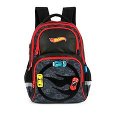 Mochila Hot Wheels Preto - Luxcel