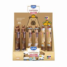 Caneta Esf. 8 em 1 Capivara 0.7mm