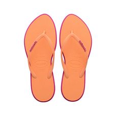 Chinelo Havaianas Feminino Slim Point RS Gum - Tamanho 35/36