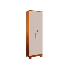 Multiuso Bordo 2 Portas Com Chave Amêndoa/Branco - Rio Doce