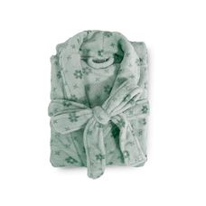 Roupão de Banho Charme M Floral Verde - Appel