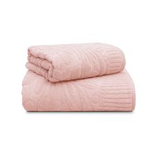 Jogo de Toalhas 2 Peças Velvet Flower Rosa Cristal - Appel