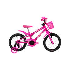 Bicicleta Infantil Cairu Bike Feminina Aro 16 Fadinha Rosa Pink
