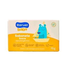 Sabonete em Barra Baruel Baby Suave 80g