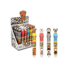 Caneta Gel 10 em 1 Schoolbrinq My Dog Colecionável SCB210 - Polibrinq