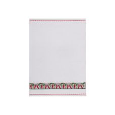 Pano de Copa 50x70cm Jacquard Pimentas Branco - Marcotex