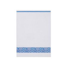 Pano de Copa 50x70cm Jacquard Mosaico Branco -Marcotex