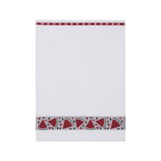 Pano de Copa 50x70cm Jacquard Melancia Branco -Marcotex