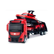 Caminhão Top Truck Polícia & Bombeiro Caixa - BS Toys