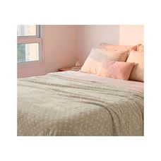 Manta Flannel Queen 2,20x2,30 Verde Acqua - Appel