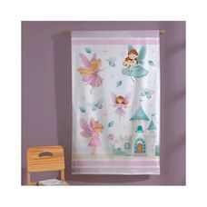 Toalha de Banho Infantil Döhler Felpuda 70x115cm – Estampa Fadas 01