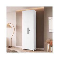 Armário Multiuso com Chave NT4050 Branco New – Notável Móveis