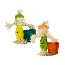 Adereço Decorativo Espantalho Halloween 22cm - Bazar Import