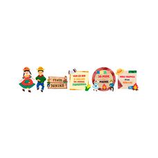 Kit de Adesivos Juninos com 6 Unidades  - Bazar Import