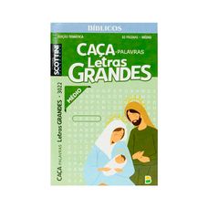 Livro de Atividades Caça-Palavras Letras Grandes Bíblico N3022 - Nível Médio