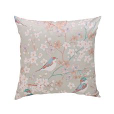 Capa de Almofada Velvet 45x45cm – Estampa Bird Bloom