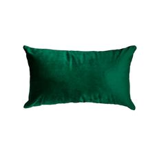 Capa de Almofada Premium Lisa Verde - 28X48cm