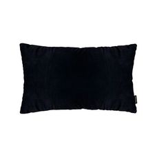 Capa para Almofada Retangular Premium Velveteen Preta - 28cm x 48cm