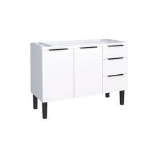 Gabinete de Cozinha em Aço Júpiter 120cm Branco – Cozimax