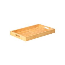 Bandeja Retangular de Bambu C/Alca 43x27x4,5 cm- Paramount