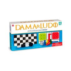 Jogo 2 em 1 Dama e Ludo – NIG Brinquedos