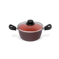Caçarola Multiflon Terracota Alumínio com Antiaderente 24cm – 4,2L