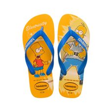 Sandália Havaianas Simpsons Amarelo Caja 39-40