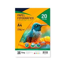 Papel Fotográfico Premium Plus A4 230g Baag – 20 Folhas