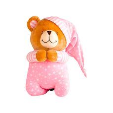 Ursinho de Pelúcia Rosa que Reza Pai Nosso Rosa - Zoop Toys