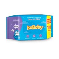 Toalha Umedecida Isababy Hora de Ninar - 140 Unidades