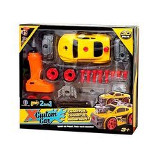Brinquedo Custom Car DIY Amarelo - Importudo