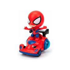 Carrinho Bate e Volta Homem-Aranha com Som e Luzes LED - Top Heroes