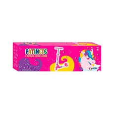 Patinete Infantil de Metal 3 Rodas com LED Rosa – CKS Brinquedos